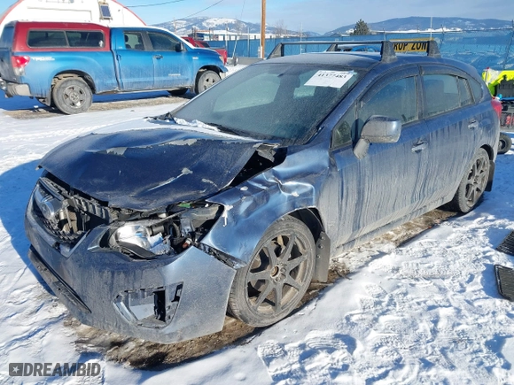 2012 Subaru Impreza Wagon 2.0i Premium with VIN JF1GPAB64CG227856, listed as a IAAI auction lot 41377483 with 134,856 mi miles. Bid and sale history available at carsss.com. Image 17.