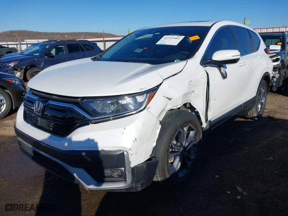 2021 Honda CR-V EX-L with VIN 2HKRW1H89MH409581, listed as a IAAI auction lot 41353401 with 99,968 mi miles. Bid and sale history available at carsss.com. Image 17.