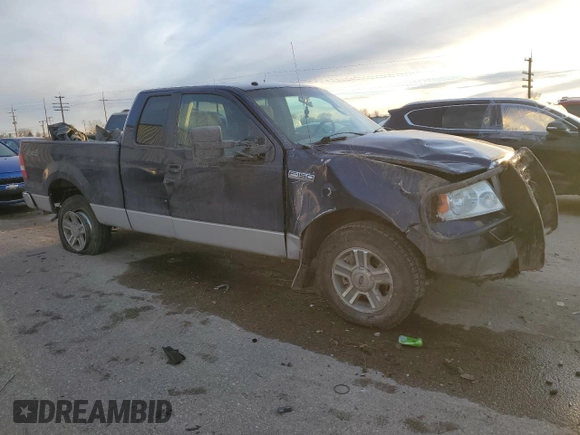 2007 Ford F-150 STX with VIN 1FTRX14W47FB55939, listed as a Copart auction lot 86998204 with 194,991 mi miles and Salvage Title. Bid and sale history available at carsss.com. Image 4.