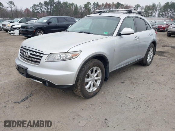 2006 Infiniti FX with VIN JNRAS08W86X204908, listed as a IAAI auction lot 41797663 with 163,333 mi miles and . Bid and sale history available at carsss.com. Image 2.