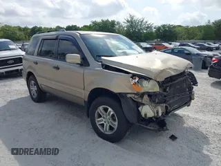 2005 Honda Pilot EX-L с VIN 5FNYF18595B019825, выставлен на аукционе IAAI как лот 42116252 с пробегом 238 394 миль миль и . История ставок и продаж доступна на DreamBid. Изображение 1.