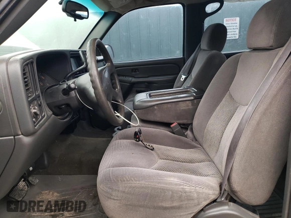 2007 Chevrolet Silverado 1500 LS with VIN 2GCEC13V071133947, listed as a Copart auction lot 52931485 with 332,479 mi miles and Clean Title. Bid and sale history available at DreamBid. Image 7.