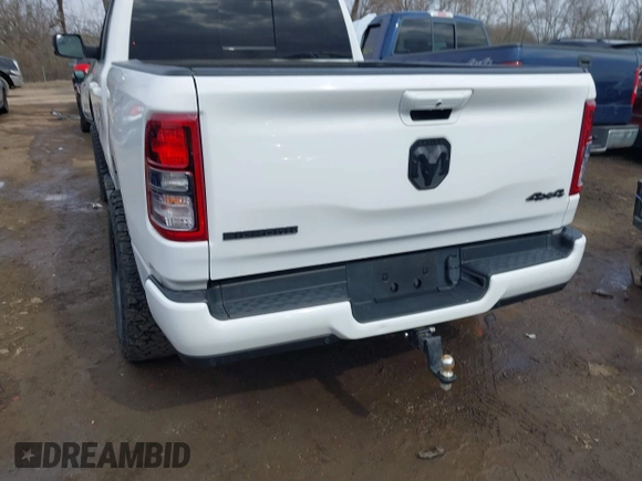 2021 Ram 1500 Big Horn with VIN 1C6RRFBG1MN720594, listed as a IAAI auction lot 41683893 with 75,743 mi miles. Bid and sale history available at carsss.com. Image 3.
