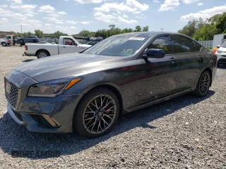 2018 Genesis G80 Sport with VIN KMHGN4JB0JU223068, listed as a Copart auction lot 51973174 with 74,908 mi miles and . Bid and sale history available at carsss.com. Image 1.