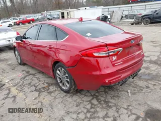 2020 Ford Fusion SE with VIN 3FA6P0HD5LR252186, listed as a IAAI auction lot 41394708 with 99,092 mi miles. Bid and sale history available at carsss.com. Image 3.