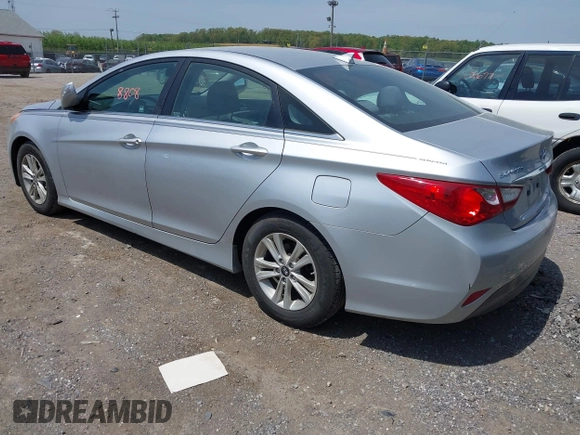 2014 Hyundai Sonata GLS with VIN 5NPEB4AC1EH818993, listed as a IAAI auction lot 42138808 with 29,059 mi miles and . Bid and sale history available at carsss.com. Image 3.