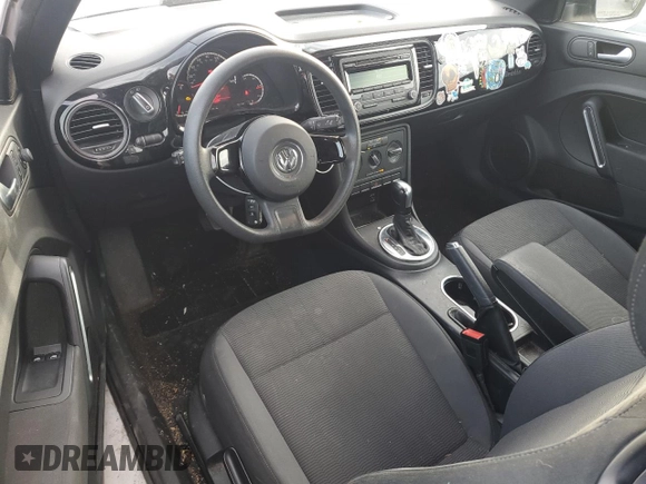 2013 Volkswagen Beetle Entry with VIN 3VWFP7AT5DM654385, listed as a Copart auction lot 48741515 with 47,029 mi miles and Salvage Title. Bid and sale history available at DreamBid. Image 8.