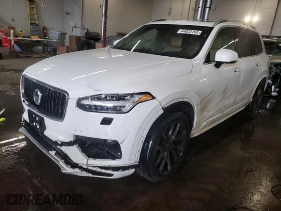 2019 Volvo XC90 Momentum with VIN YV4A22PK9K1435126, listed as a Copart auction lot 44033105 with 157,421 mi miles and Salvage Title. Bid and sale history available at carsss.com. Image 1.
