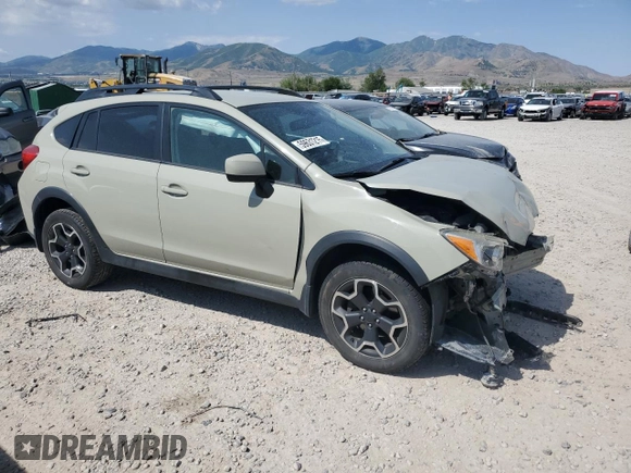 2014 Subaru Crosstrek Premium with VIN JF2GPACC9E8237733, listed as a Copart auction lot 59631215 with 108,075 mi miles and Salvage title. Bid and sale history available at DreamBid. Image 4.