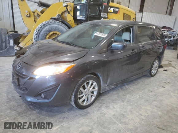 2012 Mazda 5 Grand Touring with VIN JM1CW2DL5C0140139, listed as a Copart auction lot 41837635 with 56,197 mi miles and Salvage title. Bid and sale history available at DreamBid. Image 1.