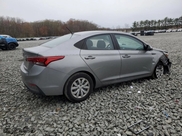 2022 Hyundai Accent SE with VIN 3KPC24A69NE156232, listed as a Copart auction lot 52486335 with 115,873 mi miles and Salvage Title. Bid and sale history available at carsss.com. Image 3.