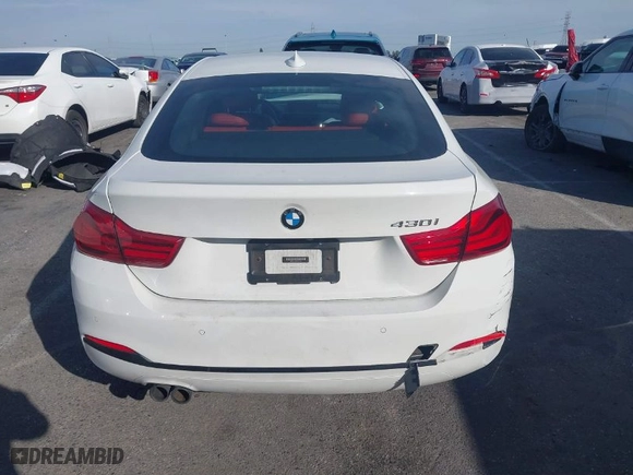 2019 BMW 4 Series 430i with VIN WBA4J1C5XKBM17786, listed as a IAAI auction lot 41597430 with 66,106 mi miles. Bid and sale history available at carsss.com. Image 16.
