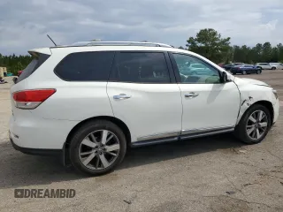 2013 Nissan Pathfinder Platinum with VIN 5N1AR2MMXDC602567, listed as a Copart auction lot 54296405 with 231,298 mi miles and Clean Title. Bid and sale history available at carsss.com. Image 3.