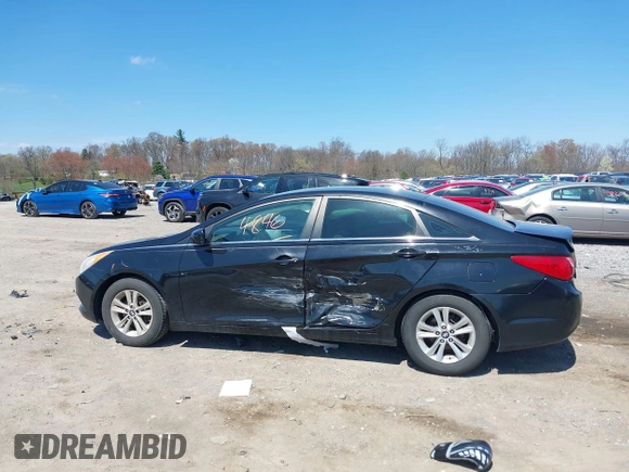 2012 Hyundai Sonata GLS with VIN 5NPEB4AC7CH411676, listed as a IAAI auction lot 41984846 with 197,647 mi miles. Bid and sale history available at carsss.com. Image 14.