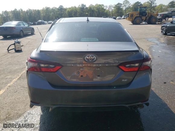 2024 Toyota Camry SE with VIN 4T1T11AK0RU891974, listed as a Copart auction lot 51246895 with 12,529 mi miles and Salvage Title. Bid and sale history available at carsss.com. Image 6.