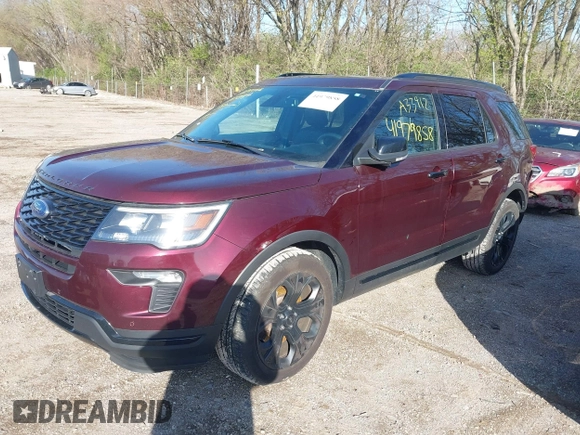 2019 Ford Explorer Sport with VIN 1FM5K8GT2KGA33912, listed as a IAAI auction lot 41979858 with 118,894 mi miles and . Bid and sale history available at DreamBid. Image 18.