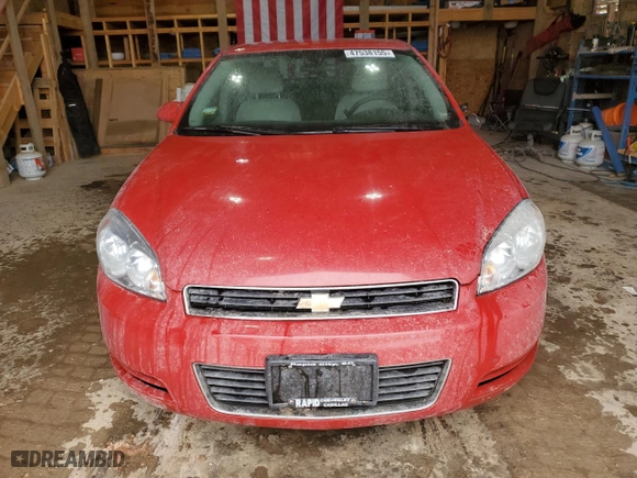 2008 Chevrolet Impala LT with VIN 2G1WT55N089269063, listed as a Copart auction lot 47538155 with 161,626 mi miles and Salvage Title. Bid and sale history available at carsss.com. Image 5.