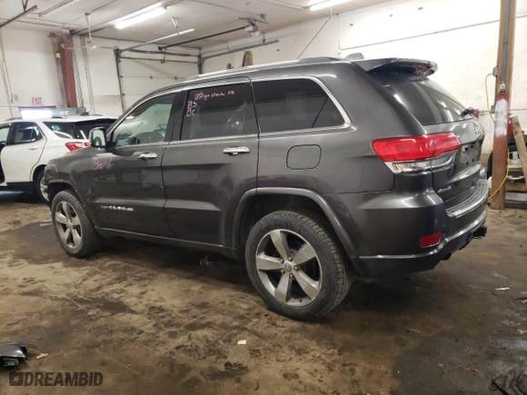 2014 Jeep Grand Cherokee Overland with VIN 1C4RJFCG1EC362862, listed as a Copart auction lot 45944465 with 139,212 mi miles and Non Repairable. Bid and sale history available at carsss.com. Image 2.