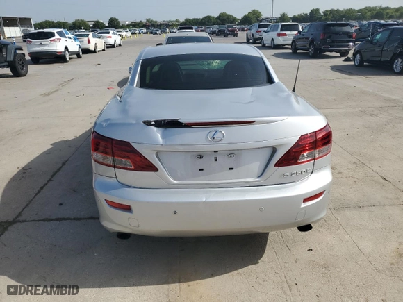2012 Lexus IS 250C with VIN JTHFF2C20C2524872, listed as a Copart auction lot 65193414 with 88455 miles and Clean Title. Bid and sale history available at carsss.com. Image 6.
