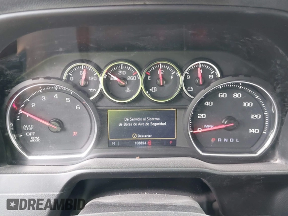 2019 Chevrolet Silverado 1500 LT with VIN 1GCRWCED0KZ224158, listed as a IAAI auction lot 41189137 with 108,854 mi miles and . Bid and sale history available at DreamBid. Image 7.