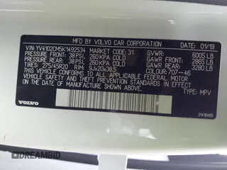 2019 Volvo XC90 R-Design с VIN YV4102CM5K1492534, выставлен на аукционе IAAI как лот 42242009 с пробегом 134 647 миль миль и . История ставок и продаж доступна на DreamBid. Изображение 9.