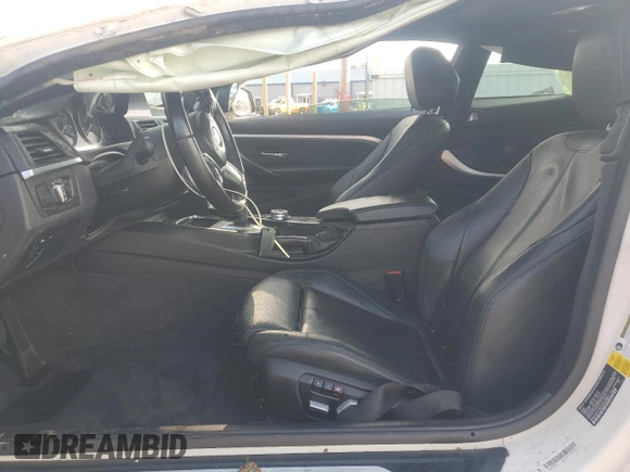 2017 BMW 4 Series 430i with VIN WBA4R7C50HK679823, listed as a Copart auction lot 87130414 with 67,326 mi miles and Salvage Title. Bid and sale history available at DreamBid. Image 7.