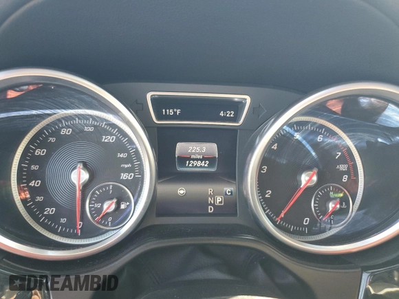 2017 Mercedes-Benz GLS 550 with VIN 4JGDF7DE9HA843999, listed as a Copart auction lot 72162744 with 129,842 mi miles and Clean Title. Bid and sale history available at DreamBid. Image 9.