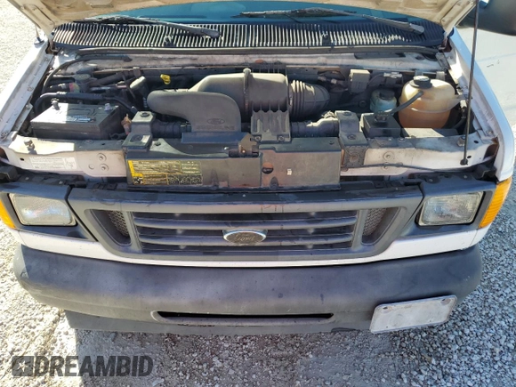 2004 Ford Econoline Cargo with VIN 1FTRE14W54HA59713, listed as a Copart auction lot 80306004 with 261,191 mi miles and Salvage Title. Bid and sale history available at carsss.com. Image 12.