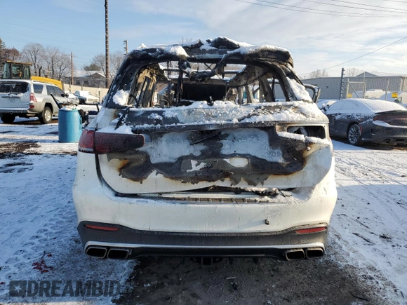 2021 Mercedes-Benz GLS 63 AMG with VIN 4JGFF8KE7MA559976, listed as a Copart auction lot 88466545 with Not Provided miles and Salvage Title. Bid and sale history available at DreamBid. Image 6.
