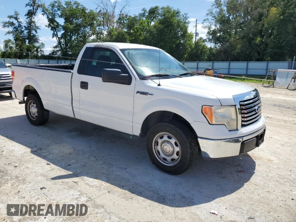 2014 Ford F-150 XL with VIN 1FTNF1CF6EKD16492, listed as a Copart auction lot 64820745 with 209,629 mi miles and Salvage title. Bid and sale history available at DreamBid. Image 4.