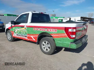 2022 Ford F-150 XL with VIN 1FTMF1CB7NKE00166, listed as a IAAI auction lot 41420402 with 65,941 mi miles. Bid and sale history available at carsss.com. Image 3.