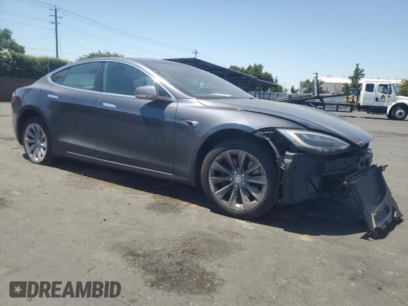 2018 Tesla Model S 75D with VIN 5YJSA1E25JF243778, listed as a Copart auction lot 63118345 with 23,356 mi miles and Salvage title. Bid and sale history available at DreamBid. Image 4.