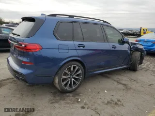 2020 BMW X7 xDrive40i with VIN 5UXCW2C0XL9C57123, listed as a Copart auction lot 80430104 with 0 mi miles and Salvage Title. Bid and sale history available at carsss.com. Image 3.