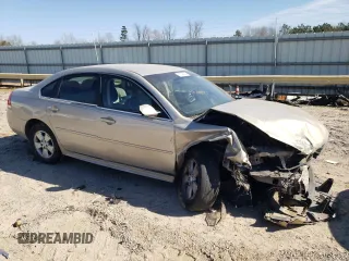 2011 Chevrolet Impala with VIN 2G1WG5EK8B1218748, listed as a Copart auction lot 47046825 with Not Provided miles and Salvage Title. Bid and sale history available at DreamBid. Image 4.