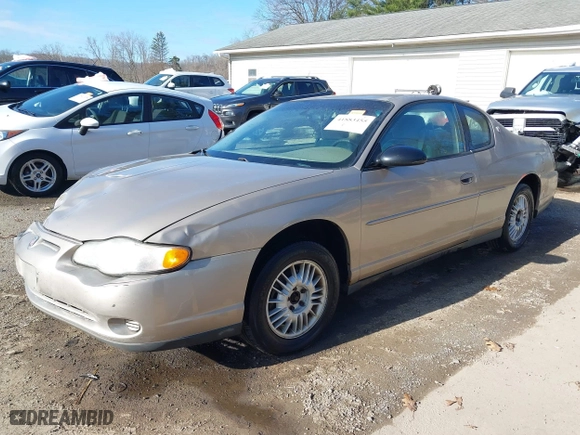 2002 Chevrolet Monte Carlo LS with VIN 2G1WW12E129102772, listed as a IAAI auction lot 41883455 with 171,384 mi miles. Bid and sale history available at carsss.com. Image 20.