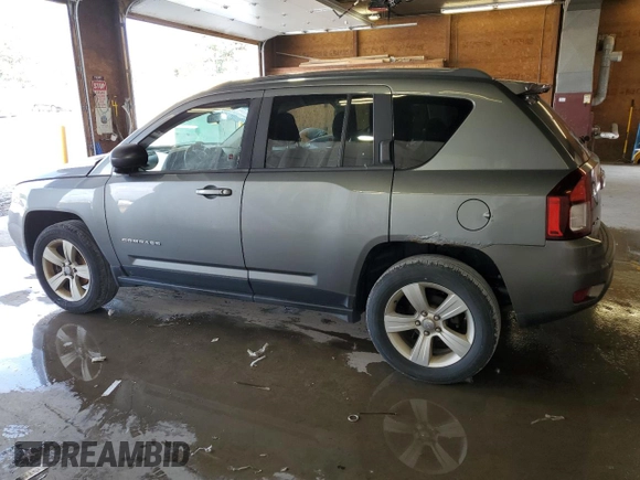 2014 Jeep Compass Sport with VIN 1C4NJDBB6ED592223, listed as a Copart auction lot 63343984 with 124,942 mi miles and Clean Title. Bid and sale history available at carsss.com. Image 2.
