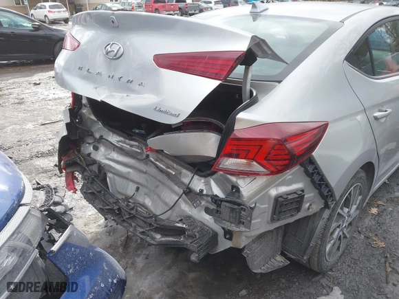 2019 Hyundai Elantra SEL with VIN 5NPD84LF6KH453451, listed as a IAAI auction lot 41387709 with 23,377 mi miles. Bid and sale history available at carsss.com. Image 16.