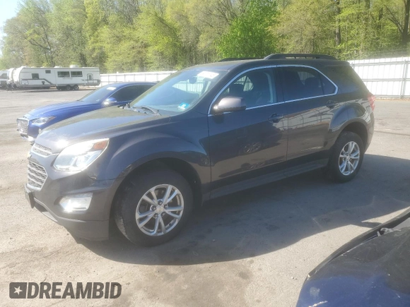 2016 Chevrolet Equinox LT with VIN 2GNALCEK3G6179991, listed as a Copart auction lot 54711145 with 107,372 mi miles and Clean Title. Bid and sale history available at DreamBid. Image 1.