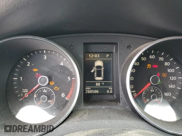 2011 Volkswagen Jetta SportWagen TDI with VIN 3VWPL7AJXBM637965, listed as a Copart auction lot 72217674 with 280,500 mi miles and Salvage Title. Bid and sale history available at carsss.com. Image 9.
