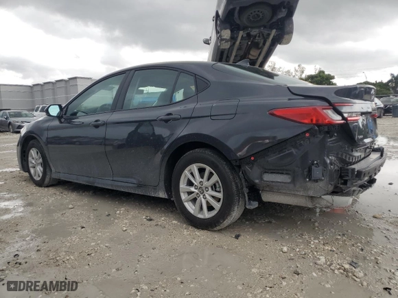 2025 Toyota Camry LE with VIN 4T1DAACK3SU027167, listed as a Copart auction lot 51333855 with 15,574 mi miles and Salvage Title. Bid and sale history available at carsss.com. Image 2.
