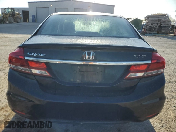 2015 Honda Civic Sedan LX with VIN 2HGFB2F54FH566574, listed as a Copart auction lot 52797175 with 116,822 mi miles and Salvage Title. Bid and sale history available at carsss.com. Image 6.