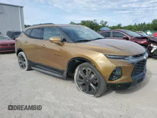 2020 Chevrolet Blazer RS z VIN 3GNKBERS0LS553823, wystawiony jako Copart lot #57867605 z przebiegiem 57 670 mil mil oraz Szkoda całkowita • Salvage title. Historia ofert i sprzedaży dostępna na DreamBid. Obrazek 4.