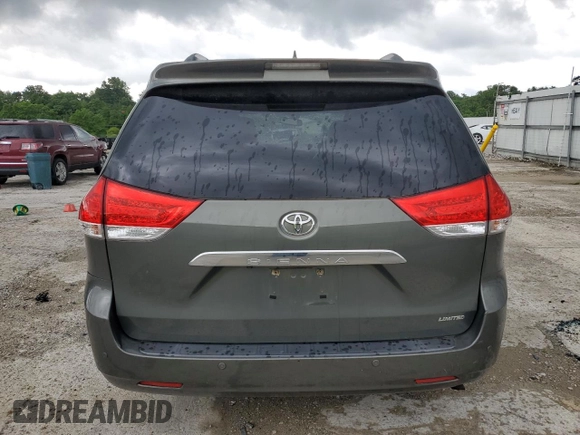 2011 Toyota Sienna XLE AAS with VIN 5TDYK3DC9BS120799, listed as a Copart auction lot 61470045 with 194,422 mi miles and Salvage title. Bid and sale history available at DreamBid. Image 6.