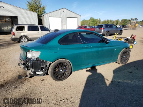 2016 BMW 2 Series M235i xDrive with VIN WBA1J9C5XGV372162, listed as a Copart auction lot 73298184 with 109,005 mi miles and Clean Title. Bid and sale history available at carsss.com. Image 3.