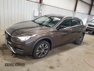 2017 Infiniti QX30 Luxury with VIN SJKCH5CR2HA030567, listed as a Copart auction lot 58141504 with 46,106 mi miles and Salvage Title. Bid and sale history available at carsss.com. Image 1.