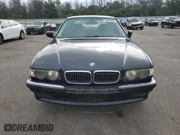 2001 BMW 7 Series 740iL z VIN WBAGH834X1DP27531, wystawiony jako Copart lot #64876605 z przebiegiem 140 936 mil mil oraz Czysty tytuł • Clean title. Historia ofert i sprzedaży dostępna na DreamBid. Obrazek 5.