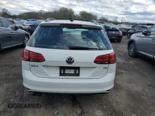 2015 Volkswagen Golf SportWagen TDI SE with VIN 3VWCA7AU2FM507490, listed as a Copart auction lot 49929304 with 164,452 mi miles. Bid and sale history available at carsss.com. Image 6.