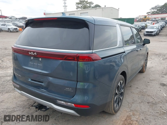 2022 Kia Carnival EX with VIN KNDNC5H36N6126232, listed as a IAAI auction lot 41683084 with 74,786 mi miles. Bid and sale history available at carsss.com. Image 4.