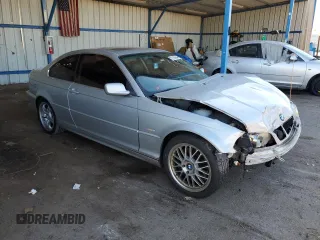 2002 BMW 3 Series 330Ci with VIN WBABN53412JU26649, listed as a Copart auction lot 72139944 with 214,534 mi miles and Salvage Title. Bid and sale history available at DreamBid. Image 4.