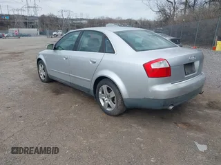 2002 Audi A4 3.0L with VIN WAULT68E12A157442, listed as a IAAI auction lot 41867304 with 124,185 mi miles. Bid and sale history available at carsss.com. Image 3.
